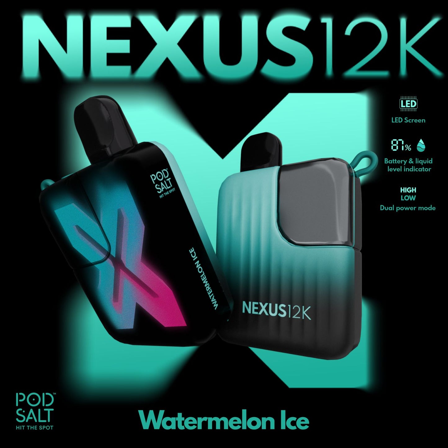 Pod Salt Nexus 12000 Puffs disposable vape in Dubai