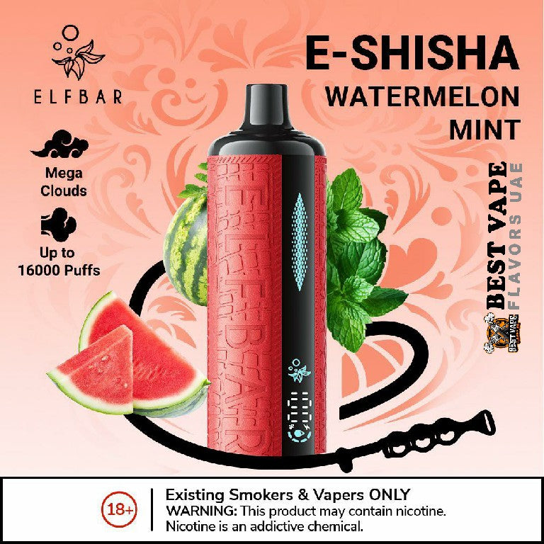 Elf Bar E-Shisha 16000 Puffs Disposable Vape