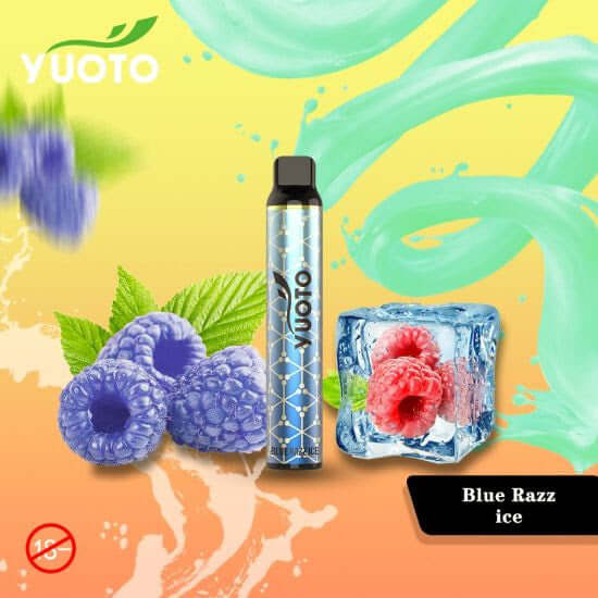 Yuoto Luscious 3000 Puffs Disposable Vape in UAEFlavors ::: Blue Razz Ice