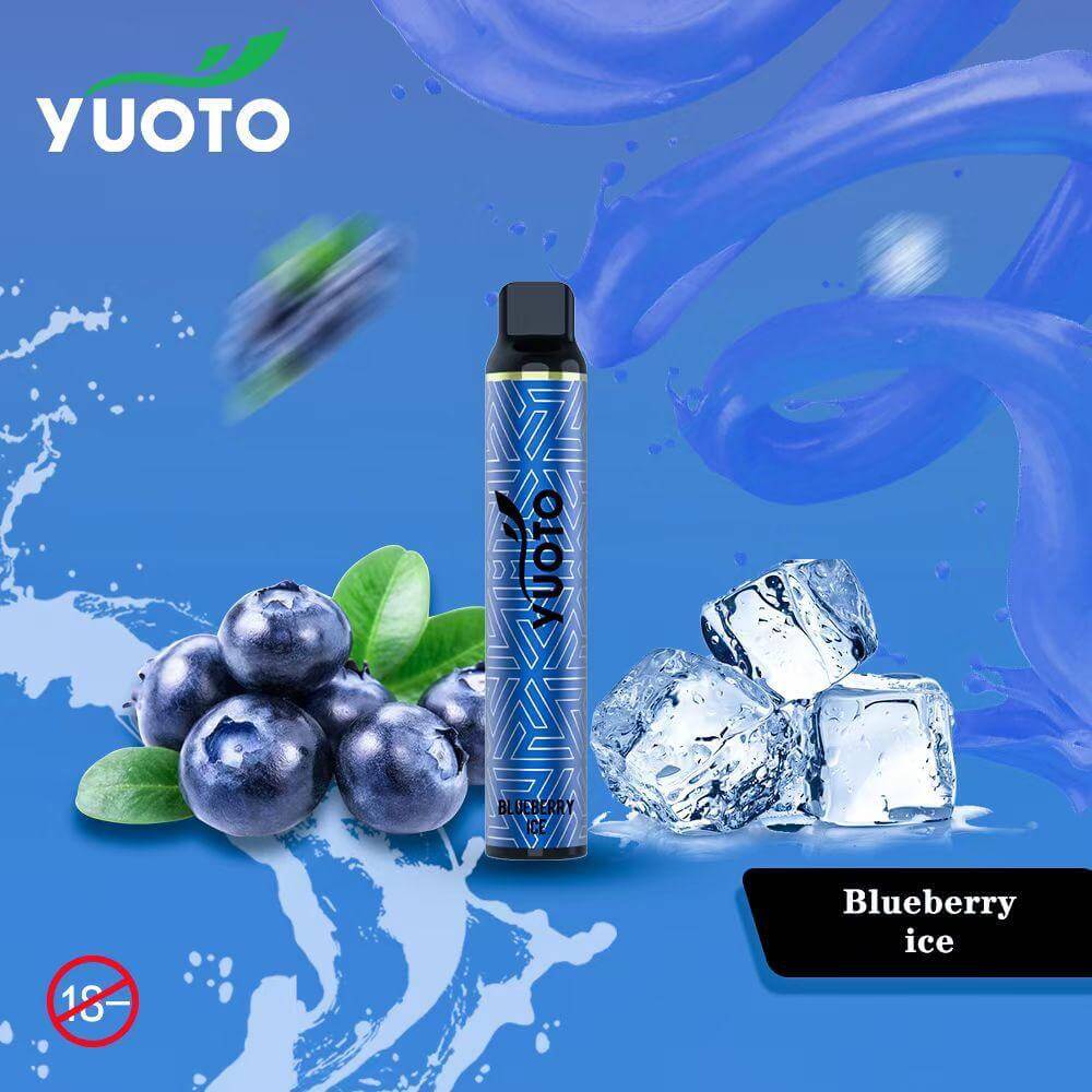 Yuoto Luscious 3000 Puffs Disposable Vape in UAEFlavors ::: Blueberry Ice