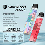 Buy the Vaporesso XROS 4 Pod System Kit in Dubai - The Ultimate Vaping Experience